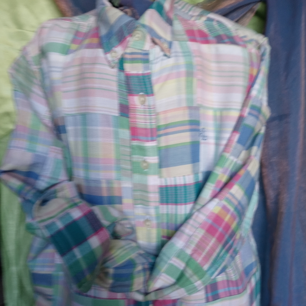 Adorable Ralph Lauren "Patchwork" long sleeve